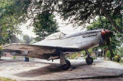 preserved TNI-AU F-51D at Palagan