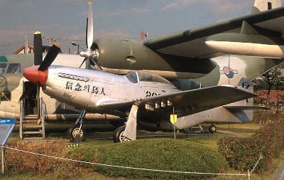 preserved ROKAF F-51D at Seoul